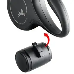 Portabolsas o portasnacks negro para flexi