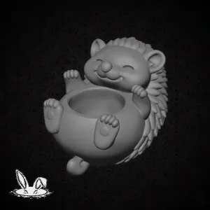 Hedgehog Tea Light Hold Cup Holder Trinket Display