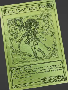 RITUAL BEAST TAMER WEN - YUGIOH