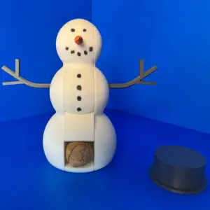 Snowman Nutcracker | No Support