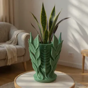 Tropical Leaf Planter with
