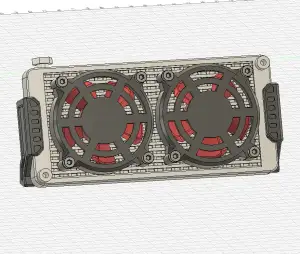 radiator for rc crawler 1/10