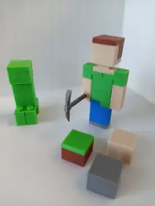 LEGO - STEVE MINECRAFT + CREEPER