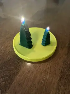 Christmas Tree Candle Mold