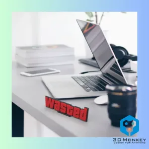 GTA5 GTAV WASTED DEATH DECORATION 辦公室小物 書桌小物 办公室小物 书桌小物