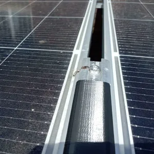 Solar Panel infill between clamps