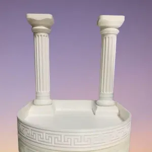 Greek Column-Inspired Coaster Tray