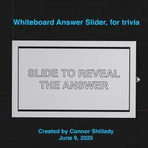 Whiteboard Slider
