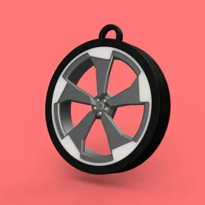 Wheel Keychain - Audi Rotor