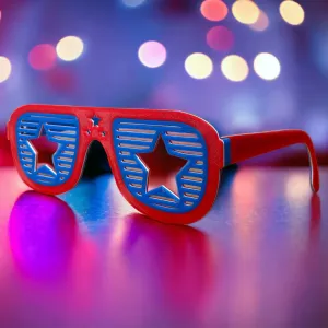 Red White Blue Edition Party Glasses