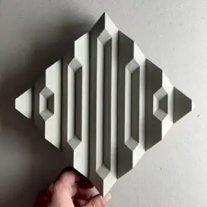 Modern Geometric 3D Wall Panel – Mold Design for Concrete &