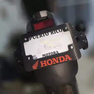 Honda motorcycle license plate frame