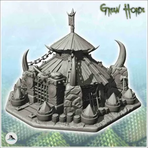 Chaos prison with gate and reinforced wooden roof (6) - mini
