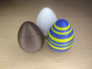 Jumping Eggshell - Easter Egg with Surprise