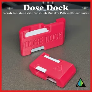 Dose Dock (Dissolve Pills Crush-Resistant Case)