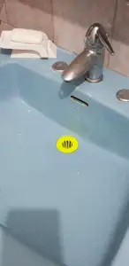 Bathroom water sink drain filter