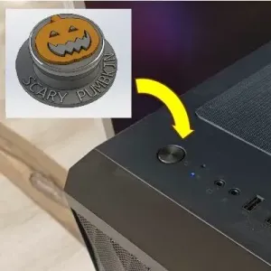 Halloween Power Button Cover