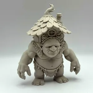 Cave Troll Fairy House