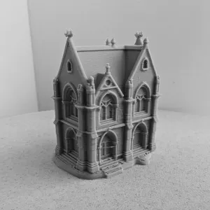 Medieval building miniature 001