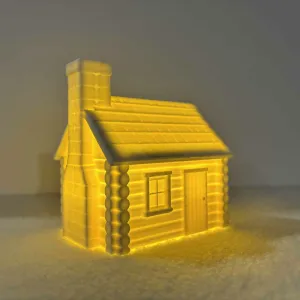 Tea light cabin