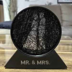 WEDDING STRING-ART / MR. & MRS / TABLE DECOR