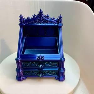 Gothic Slanted Curio Cabinet