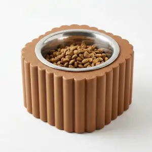 Elevated Pet Feeder Small Dogs & Cats Single Bowl