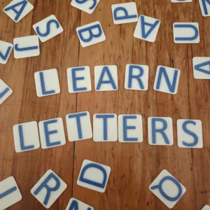 Educational Alphabet Tiles (ENG / SPA) with Ñ no AMS needed
