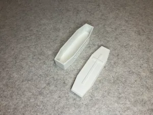 Dollhouse coffin miniature house