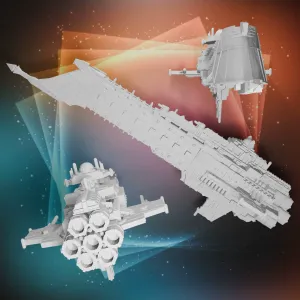 Dauntless Class Light Cruiser – Warhammer 40K Inspired Model