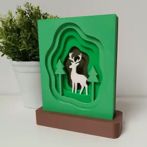 Whispers of the Woodland | A Modern Forest Diorama
