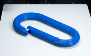 Carabiner | Print-in-Place | No Assembly (8.5 cm)