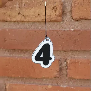 Number 4 Keychain