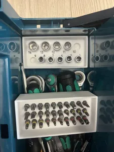 Makita cantilever boxes with magnets (for bits and sockets)