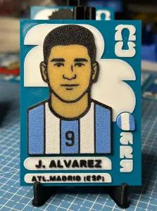 Figurita JULIAN ALVAREZ panini mundial
