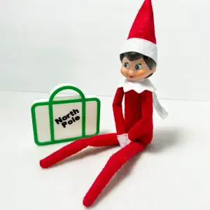 Elf on a shelf Suitcase prop