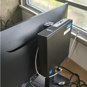 Suporte para MiniPC padrão VESA 100x100 em Monitor
