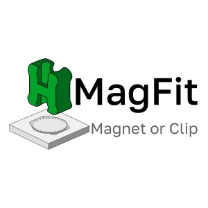 MagFit Clip - Magnet or Clip, your choice.