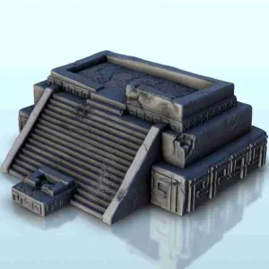 Mesoamerican sanctuary with stairs 14 - miniatures warhammer