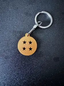 Dragon Ball 4 Star Keychain