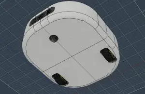 Autonomous Navigation Robot with caster wheel