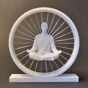 Floating Meditation – String Art Sculpture
