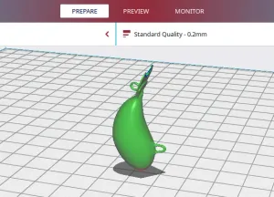 Small fishing lure for chub