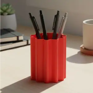 Minimalist Pen Holder Desk Organizer | Modern Office Stand