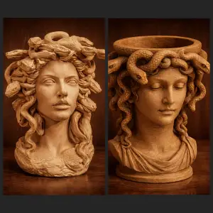 Medusa planter 2 different models