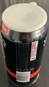 Tin can lid cap