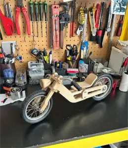 Realistic Motorcycle Toy