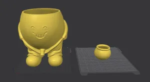 Happy Face Peeing Planter