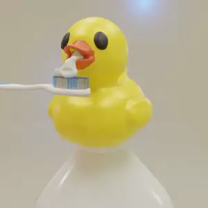 Duck Toothpaste Topper