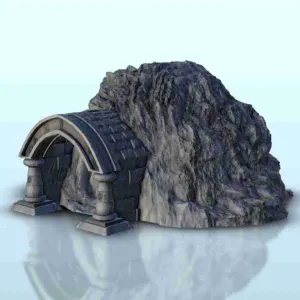Mine with entrance 11 - miniatures warhammer terrain scenery
